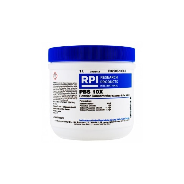 Rpi PBS, 10X Powder Concentrate, 1 L P32200-1000.0 - main